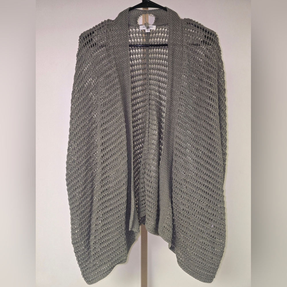 Max Studio Open Knit Cardigan - FLAWED